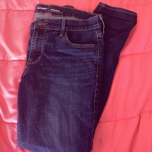 Old Navy Original Mid Rise Dark Wash Jeans
